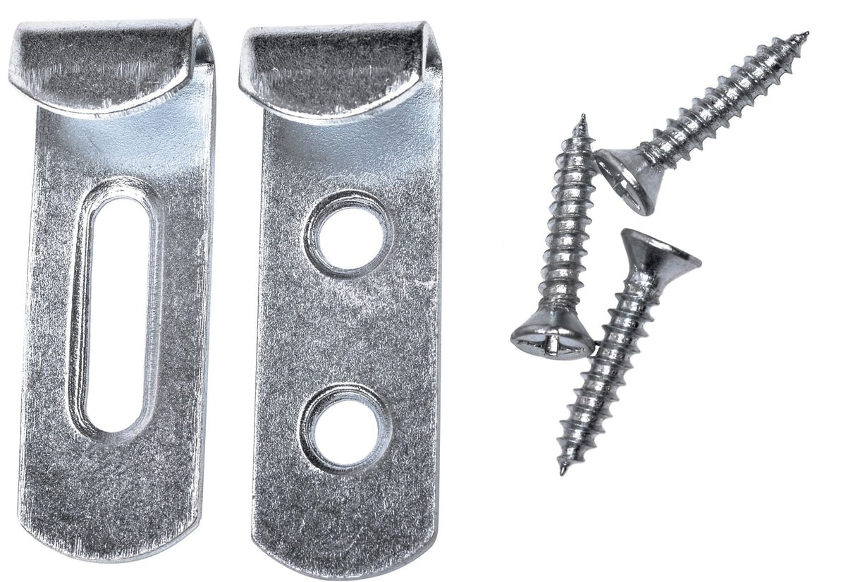 OOK Invisible Mirror Holder, For Frameless Mirrors, Steel Construction, Silver, 4-pk