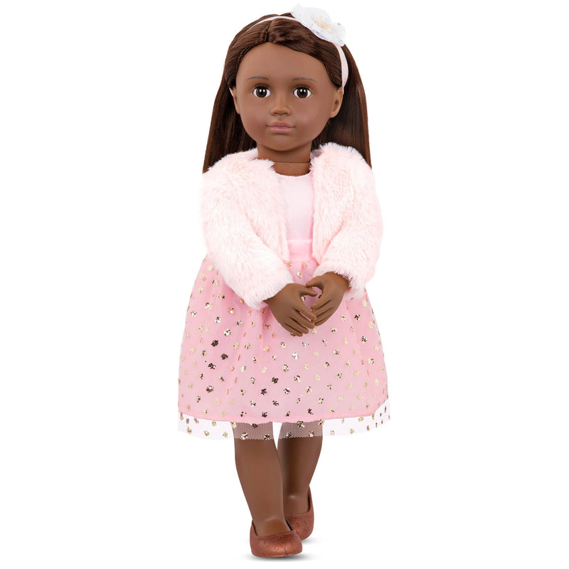 Our Generation Basic Fashion Doll for Ages 3+, Riya, 18-in T0