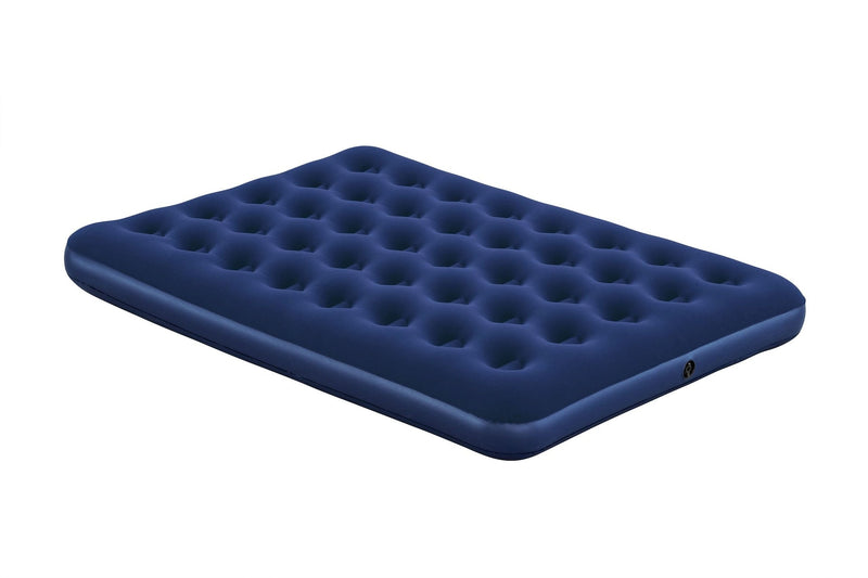 Outbound Double Single-High Inflatable Air Mattress/Airbed with Flocked Top & Repair Kit K6