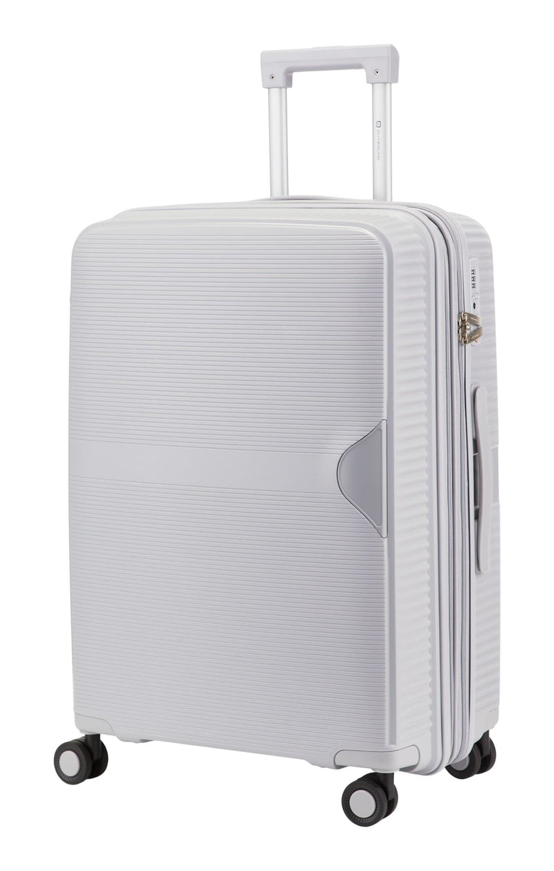 Outbound Hardside Medium Luggage Bag, Silver I8