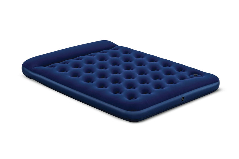 Outbound Queen Airbed with Built-In Manual Pump, PVC, Black T6