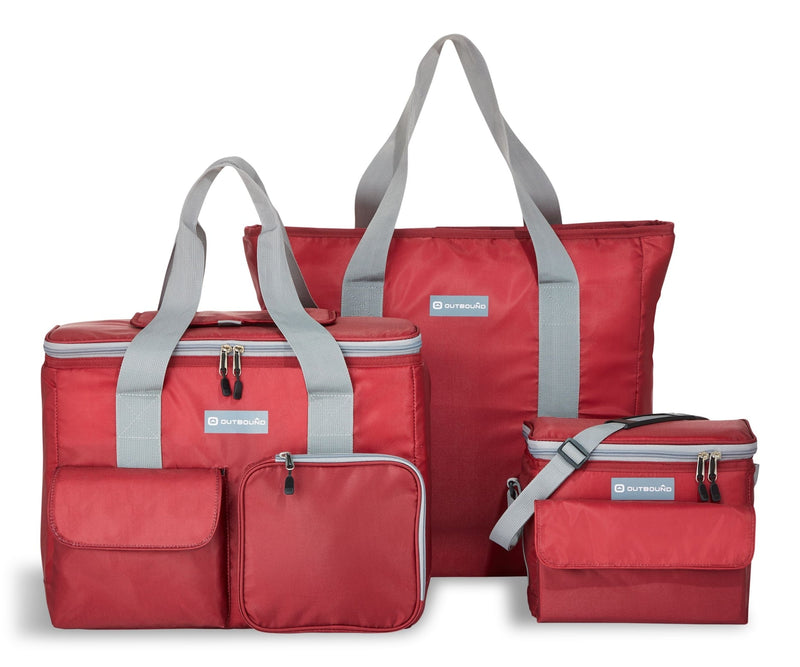 Outbound Soft Cooler and Tote Combo, Red, 3-pk C7