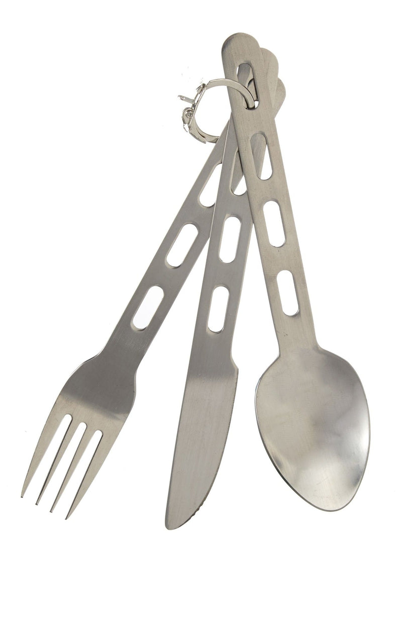 Outbound Stainless Steel Cutlery Set with Detachable Ring, 3-pc X2