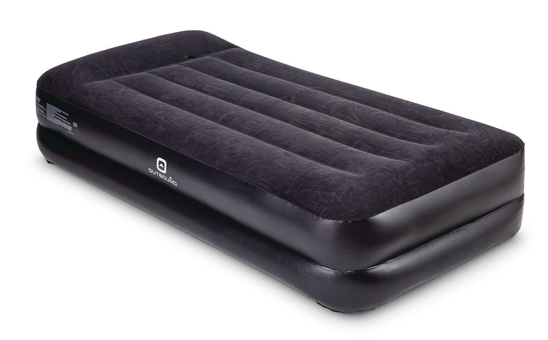 Outbound Twin Double-High Inflatable Air Mattress with Built-In Pump & Pillow T5