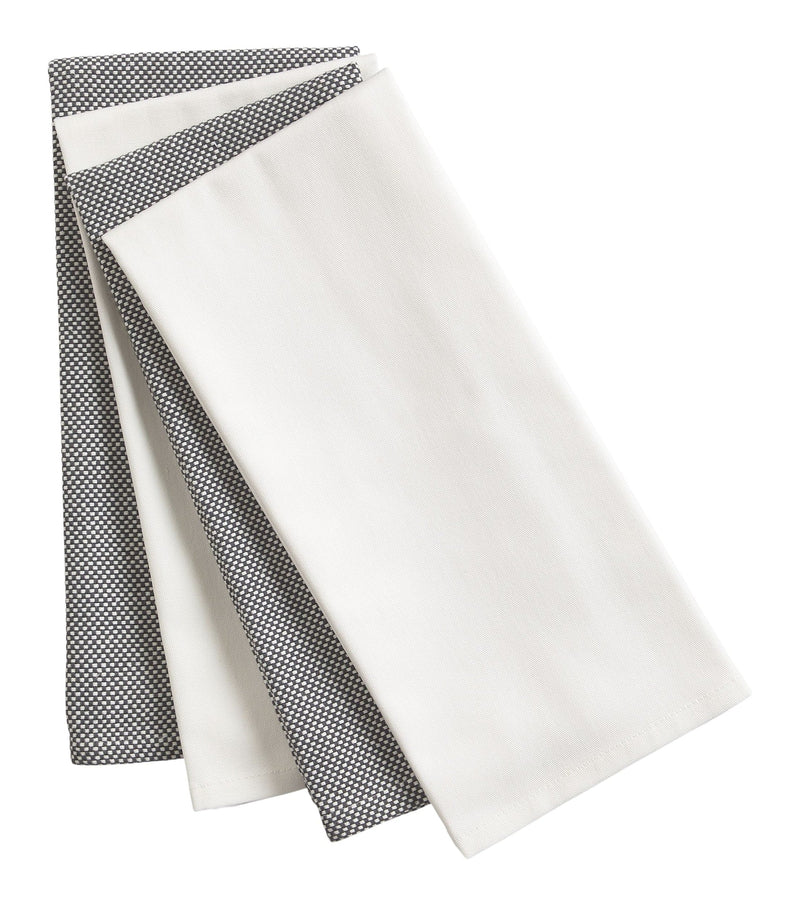 PADERNO All-Purpose Cotton Kitchen Towels, Grey, 4-pk U7