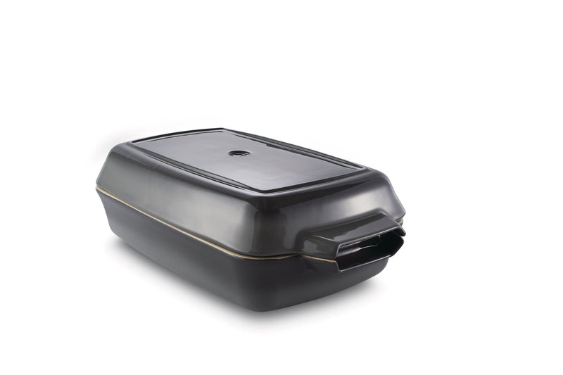 PADERNO Ceramic Roaster Set, Grey, 15 x 8.5-in, 2-pk A0