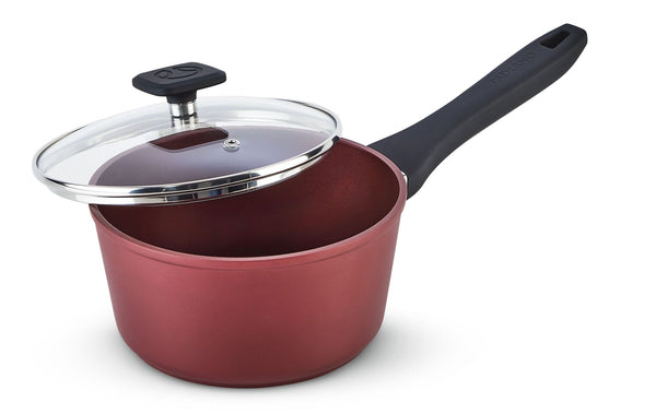 PADERNO Classic Saucepan, PFOA-Free, Non-Stick, Maroon F8