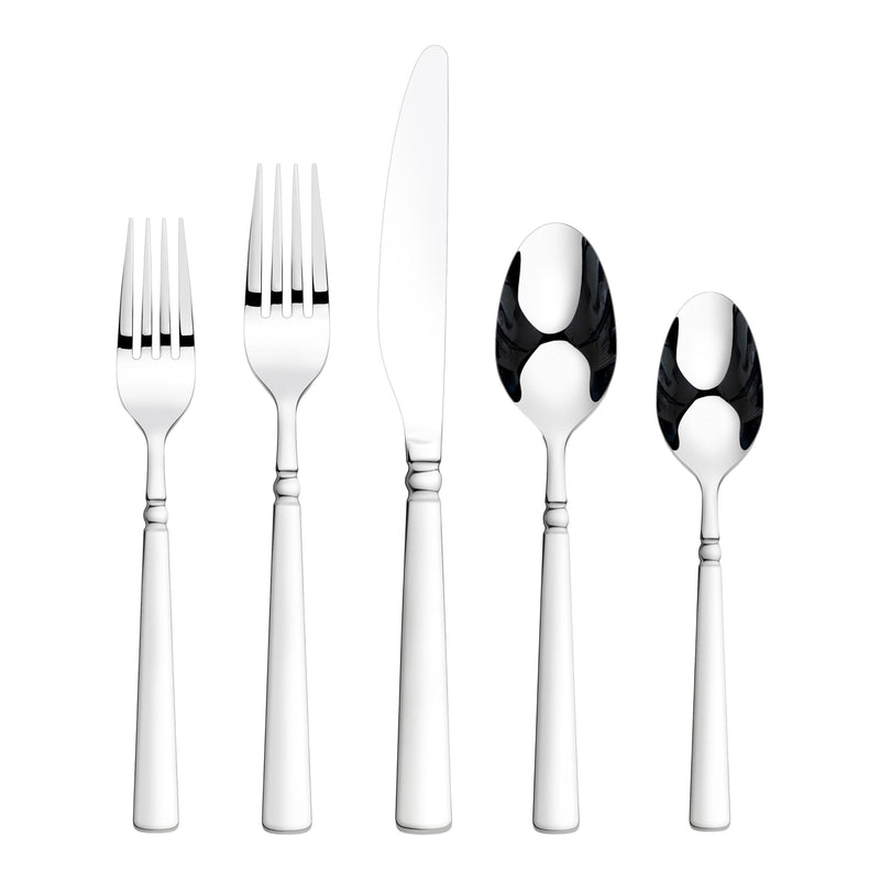 PADERNO Collar Banded Flatware Set, Serves 4, 20-pc I9
