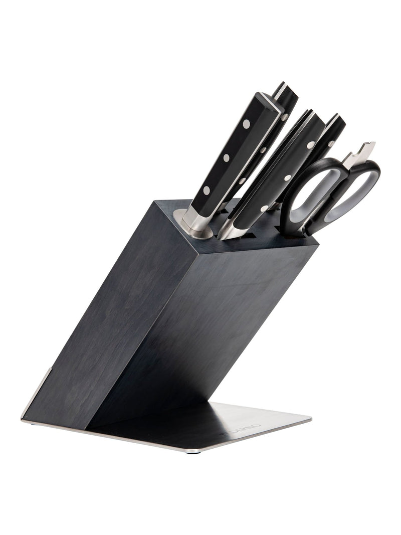 Paderno Fully Forged Stainless Steel Knife Block Set, 7-pc K2