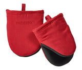PADERNO Neoprene Palm Mini Mitts, Red, One-Size, 2-pk