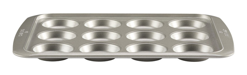 Paderno Professional Muffin Top Pan, Silver, 12-Cup G4