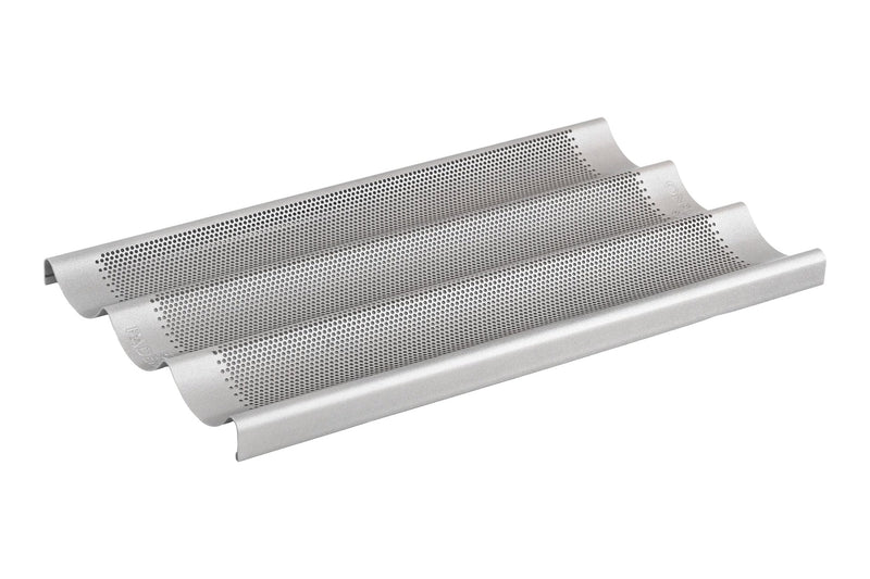 Paderno Professional Non-Stick Baguette Pan, Champagne Y4
