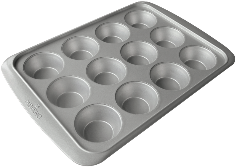 PADERNO Professional Non-Stick Muffin Tin, 12-Cup V2