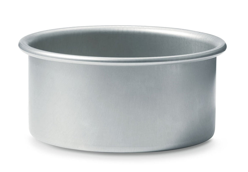 PADERNO Professional Uncoated Aluminum Round Cake Pan, 6-in O1