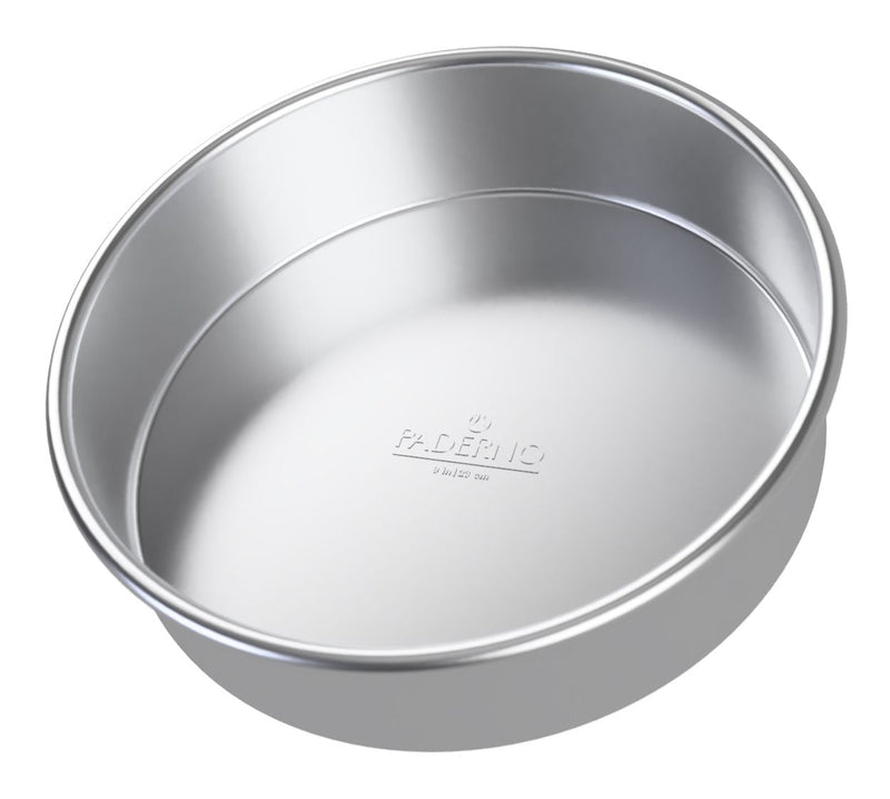 PADERNO Professional Uncoated Aluminum Round Cake Pan, 9-in D6