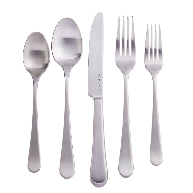 PADERNO Richmond Satin Stainless Steel Flatware Set, Serves 4, 20-pc R1