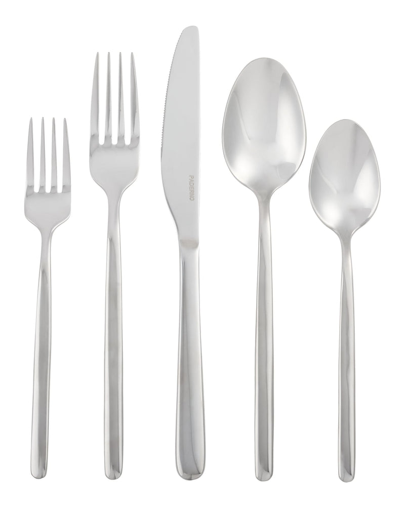 PADERNO Slim Rounded Handle Flatware Set, Serves 12, 60-pc A3