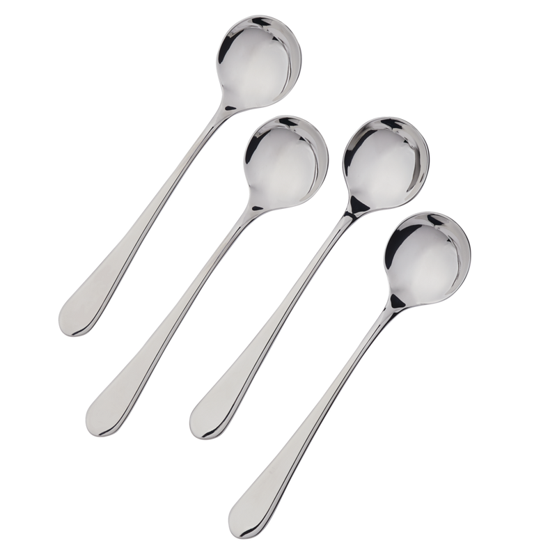 PADERNO Stainless Steel Soup Spoons, 4-pc E3