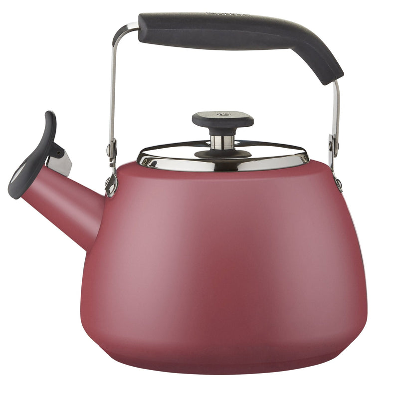 PADERNO Stainless Steel Stovetop Kettle, 1.9-L, Red W4