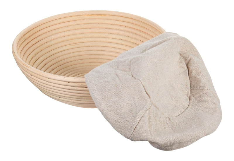 Paderno Vida Cotton/Linen Bread Proofing Basket, 9.84-in N9