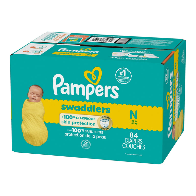 Pampers Swaddler Size 0 Newborn Baby Diapers, 84-pc P9