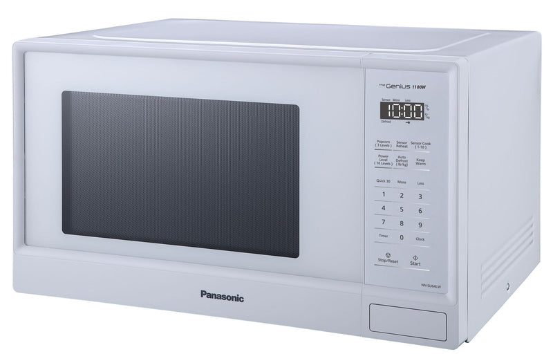 Panasonic NN-SU64LW Countertop Microwave Genius Sensor Cooking, 1.3-cu.ft., Matte White C0