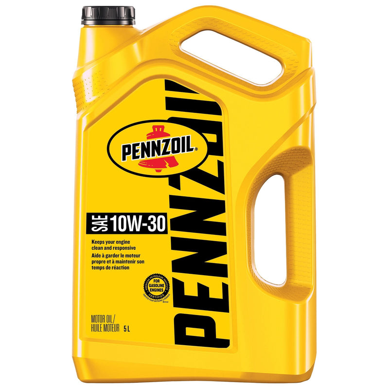Pennzoil 10W30 Motor Oil, 5-L Jug Q6