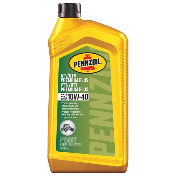 Pennzoil ATV/UTV Premium Plus SAE 10W40 Engine Oil, 946-mL P7