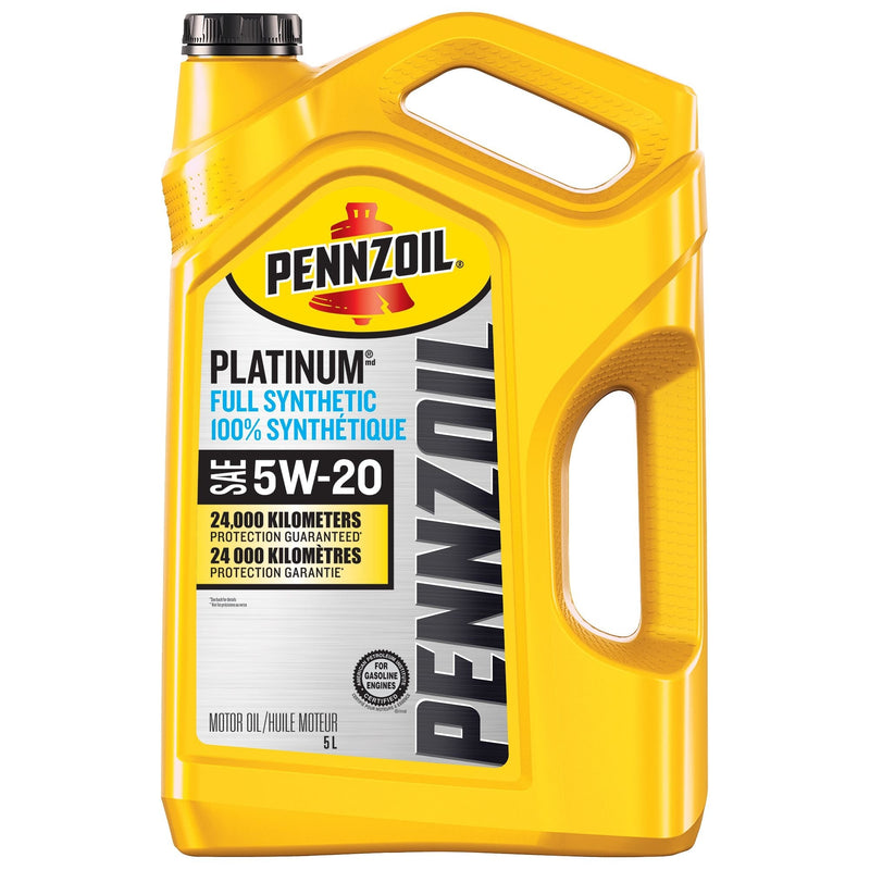 Pennzoil Platinum 5W20 Synthetic Engine/Motor Oil, 5-L P2