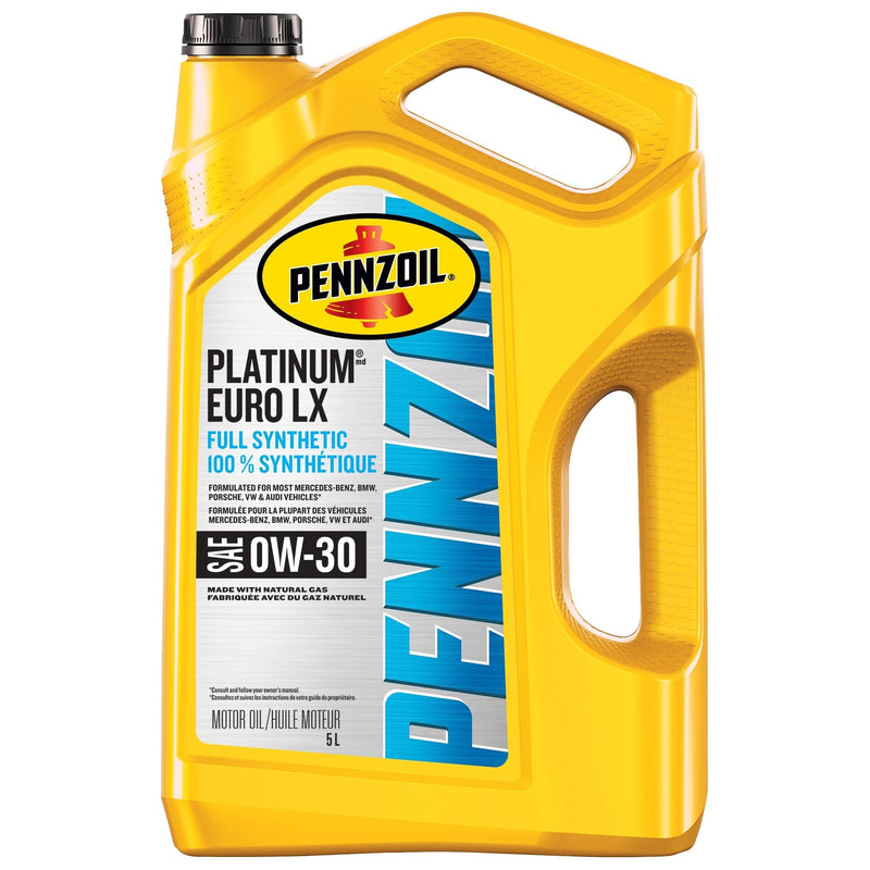Pennzoil Platinum Euro LX 0W30 Synthetic Engine/Motor Oil, 5-L I0