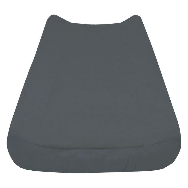 Perlimpinpin Bamboo Baby Changing Pad Cover, Charcoal V8