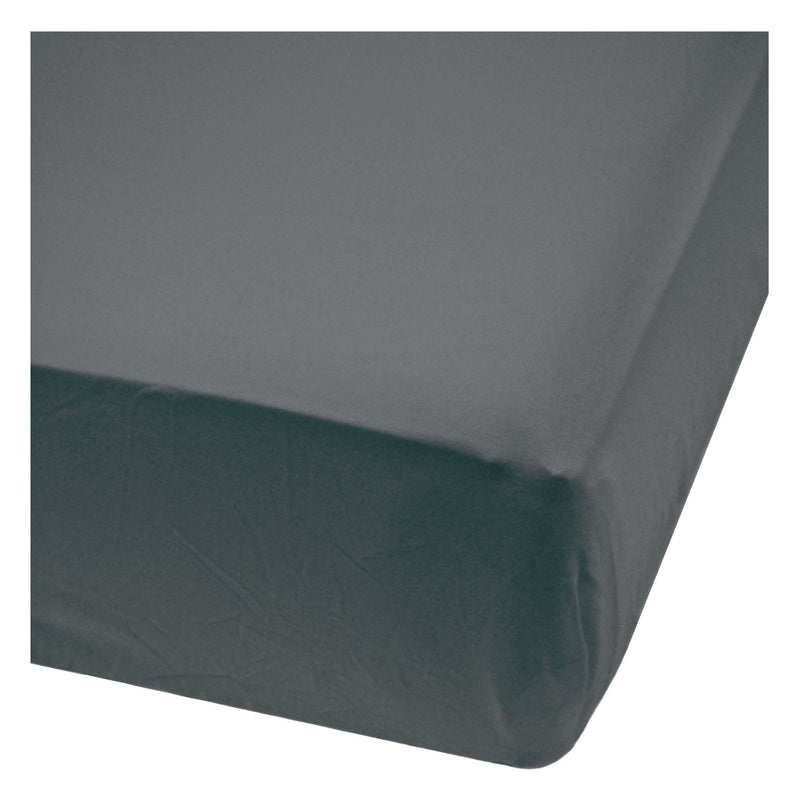 Perlimpinpin Bamboo Baby Crib Fitted Sheets, Charcoal J7