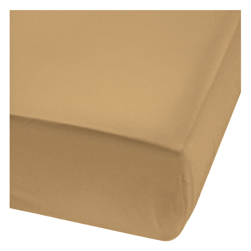 Perlimpinpin Bamboo Baby Crib Fitted Sheets, Honey V4