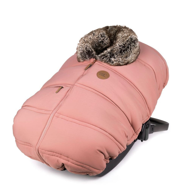 Petit Coulou Winter Baby Car Seat Cover, Blush G4