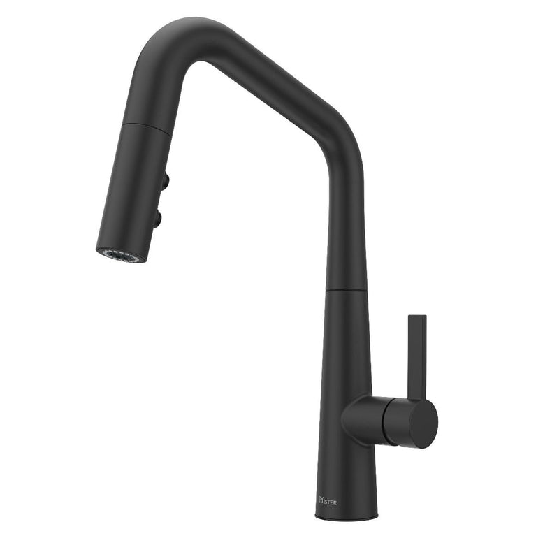 Pfister Buxton Pull-Down Kitchen Faucet, Matte Black Z8