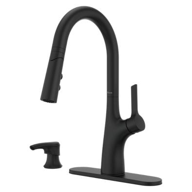 Pfister Ceylon Pull-Down Kitchen Faucet, Matte Black B0