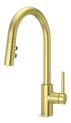 Pfister Fullerton Pull-Down Kitchen Faucet, Brush Gold D6