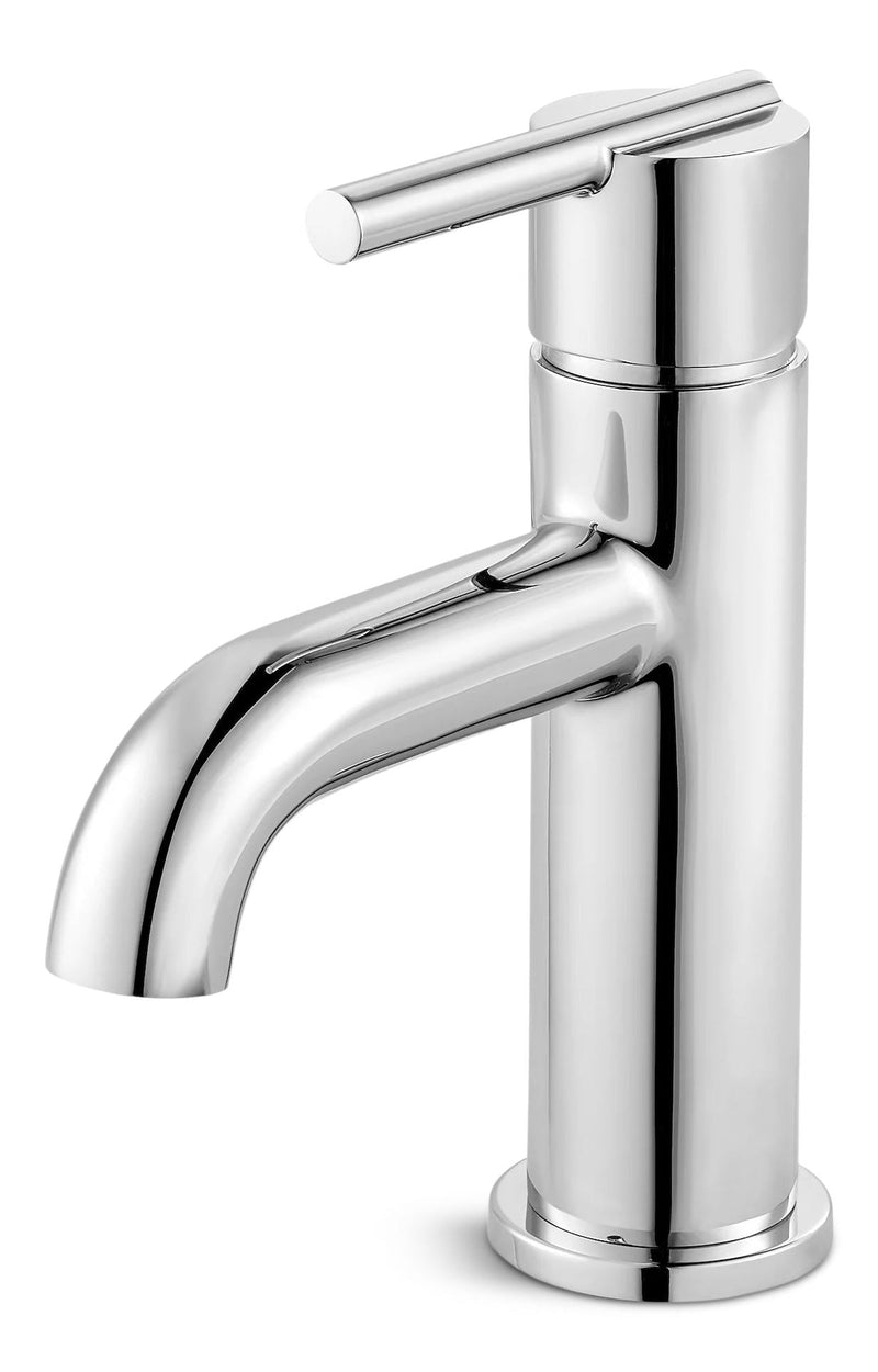 Pfister Fullerton Single Handle Single Hole 4-in Centreset Bathroom Sink Faucet, Push & Seal Drain, Chrome P4