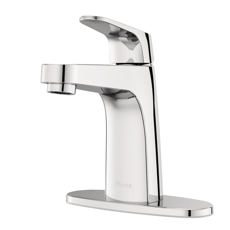 Pfister Matlock Single Control Bathroom Sink Faucet, Chrome F3