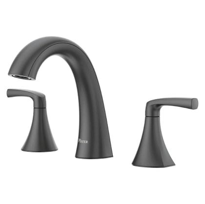 Pfister Rancho 8-in Widespread Bath Faucet, Matte Black I0