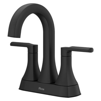 Pfister Vaneri 4-in Centreset Bath Faucet, Matte Black K3