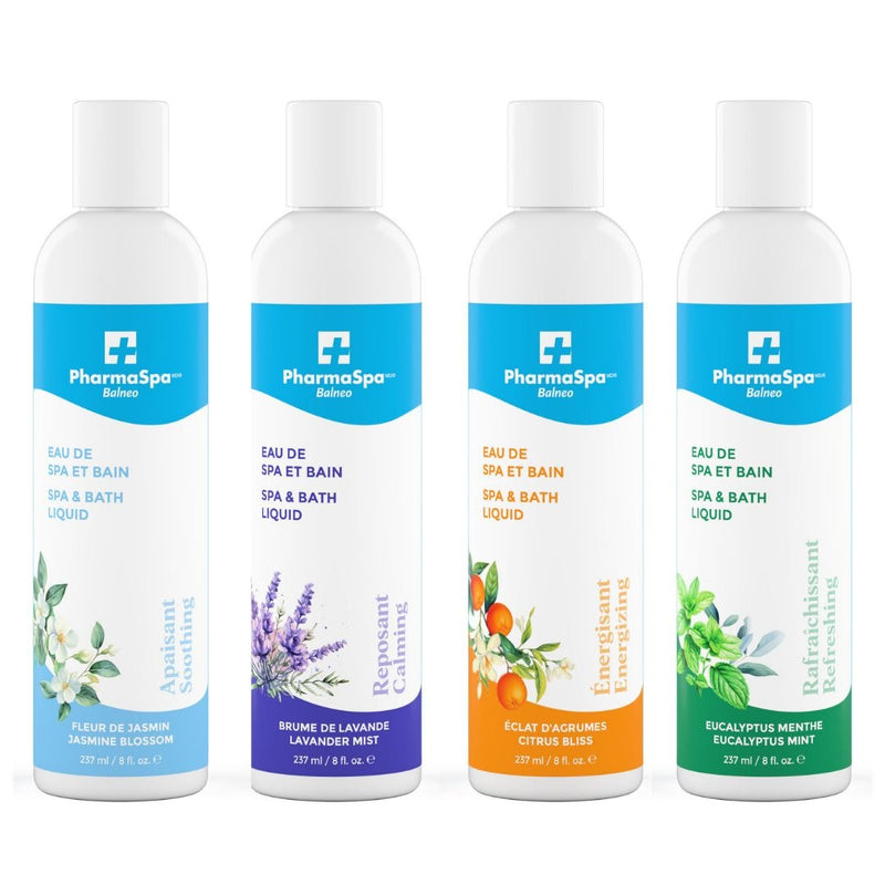 PharmaSpa Liquid Hot Tub, Spa, and Bath Fragrance, 237 mL, Assorted R9