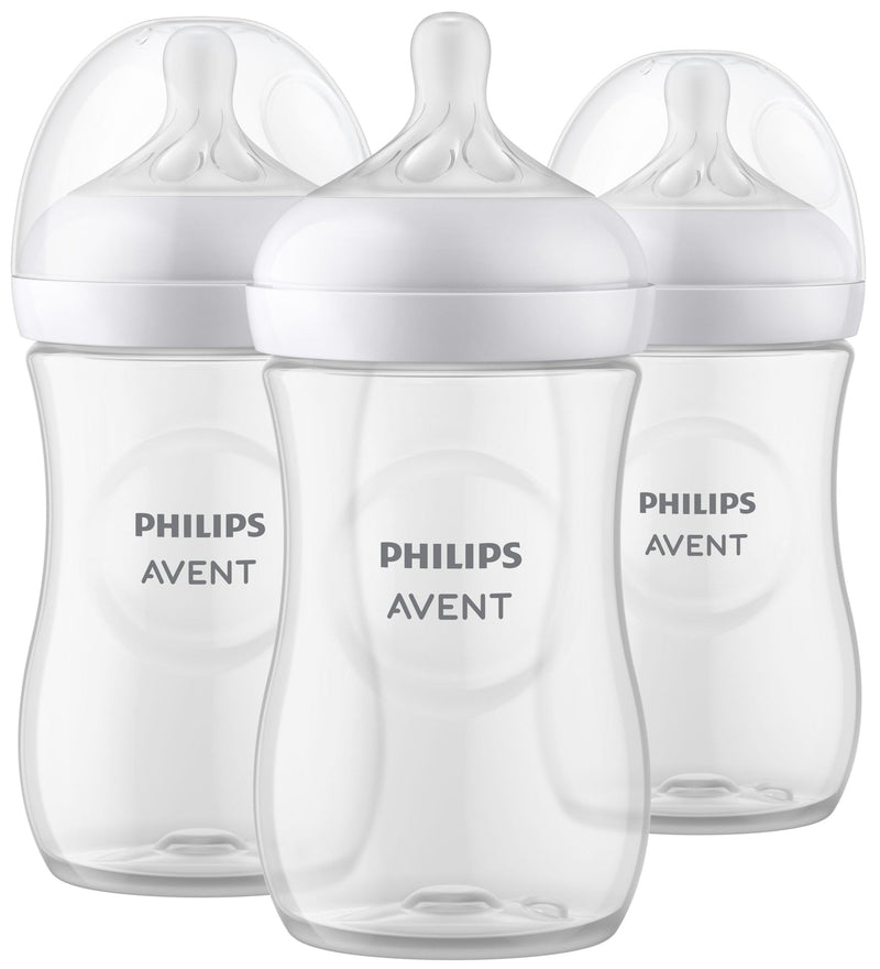 Philips Avent Baby Bottle, SCY903/03 Natural Baby Bottle, 9-oz, 3-pk V1