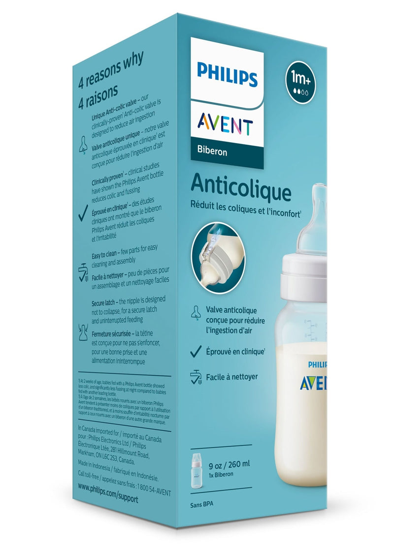 Philips Avent SCY103/01 Anti-Colic Baby Bottle, 9-oz U5