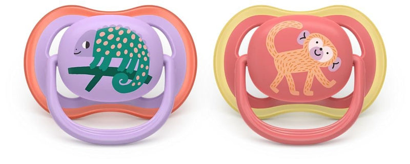 Philips Avent Ultra Air Pacifier 18m+, Chameleon, 2-pk U3