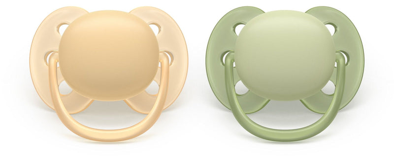 Philips Avent Ultra Soft Beige Pacifier for 6-18M, 2-pk Z4