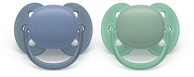 Philips Avent Ultra Soft Blue Pacifier for 6-18M, 2-pk U0