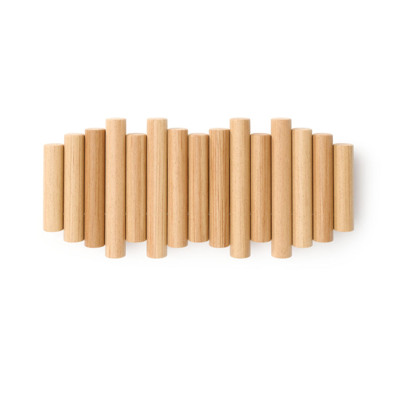 Picket Rail 5 Hook, Natural Q3
