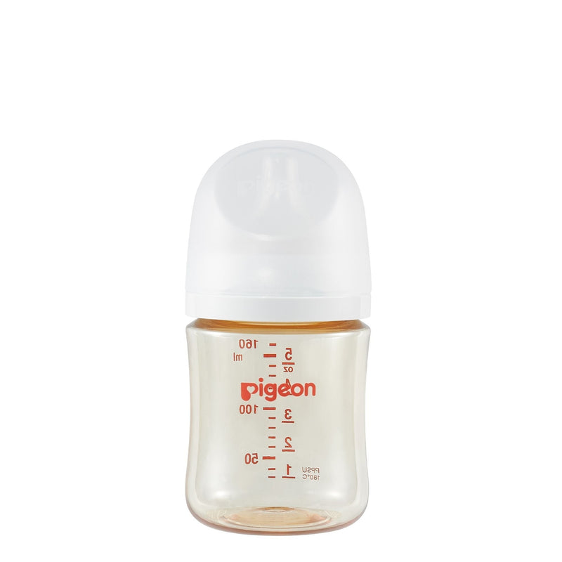 Pigeon PPSU Bottle with Silicone Nipple (SS), 5-oz, 0 Months+ N2