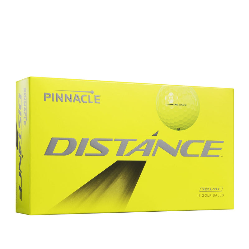 Pinnacle Distance Golf Balls, Yellow, 15-pk U0